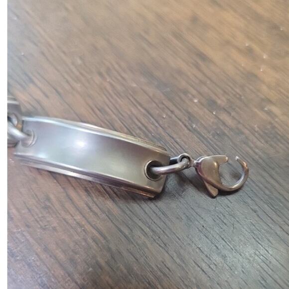 Men’s Tiffany & Co. NY 1837 Silver 925 & Titanium Midnight Link ID Bracelet 8.5” - Picture 16 of 16